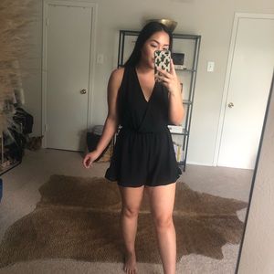 ASTR the Label Black Romper